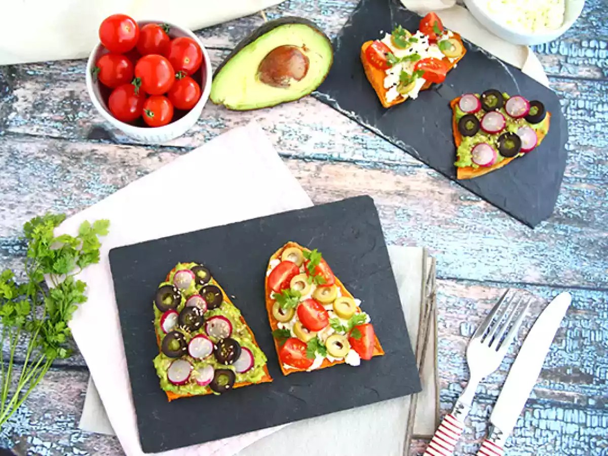 Tartine di patate dolci - foto 3