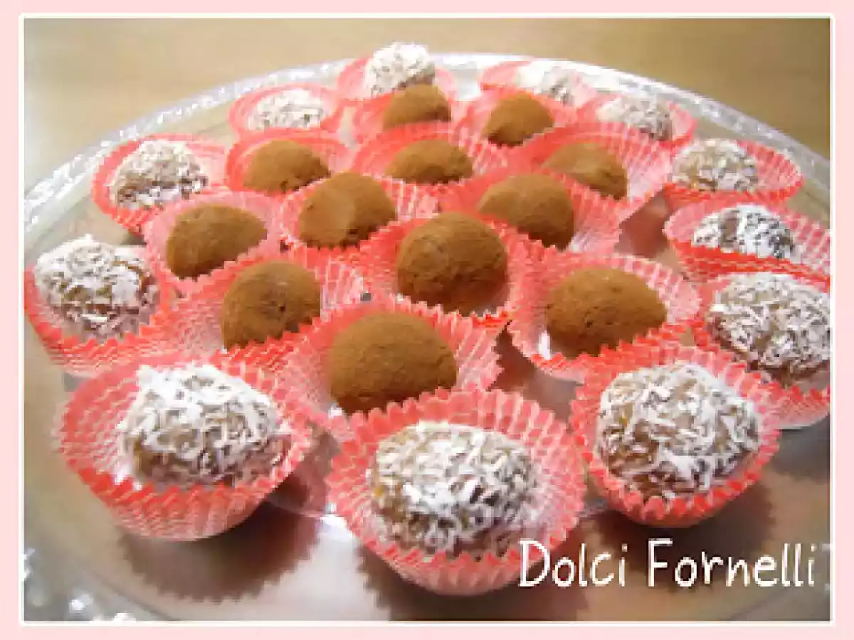 Tartufi al cacao e cocco