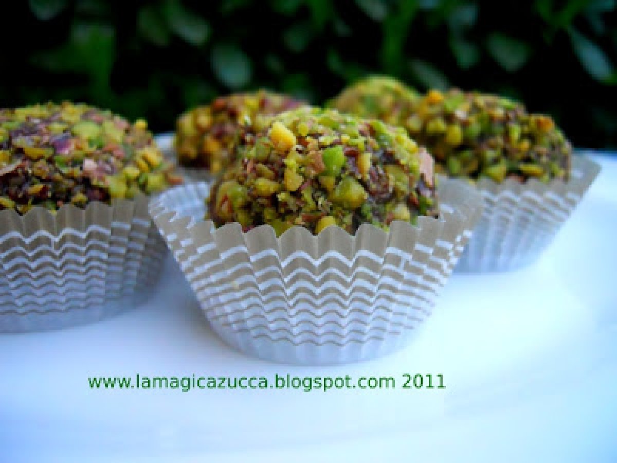 Tartufi di cioccolato al pistacchio - foto 2