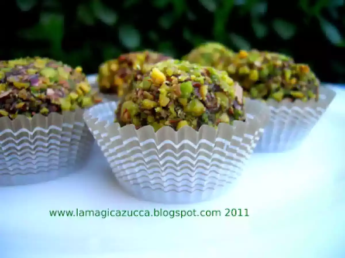 Tartufi di cioccolato al pistacchio - foto 2