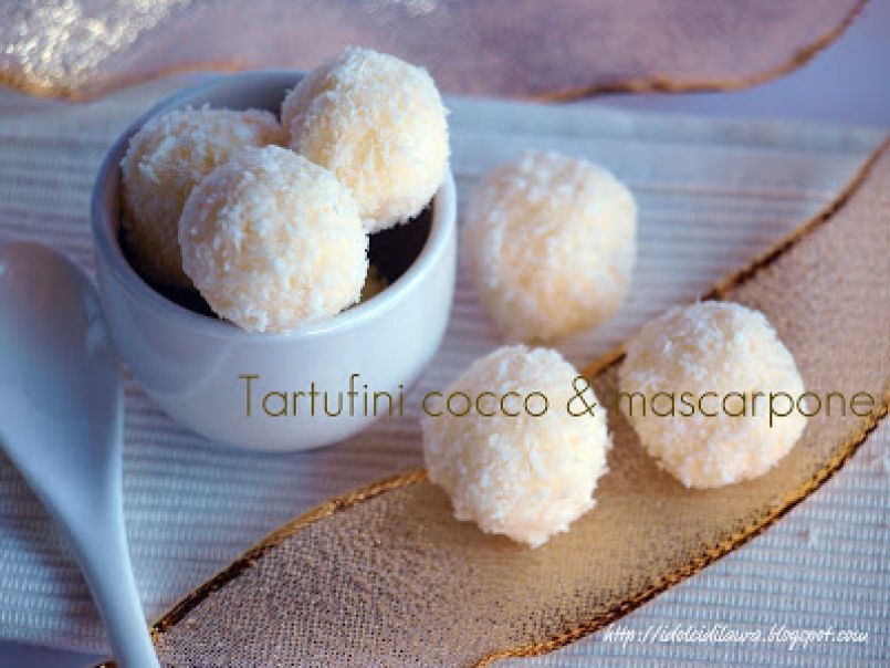 Tartufini cocco e mascarpone, foto 1