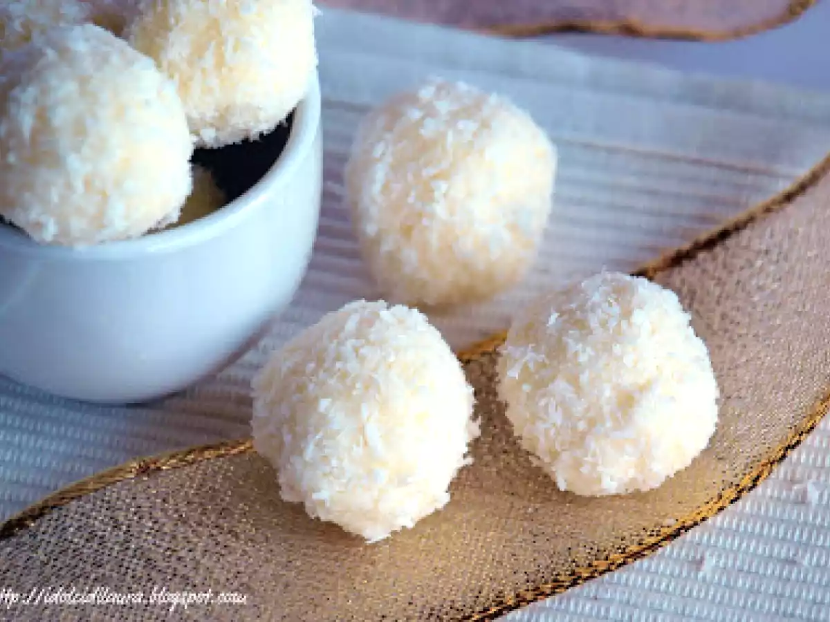 Tartufini cocco e mascarpone - foto 3