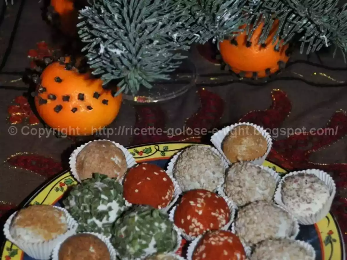 Tartufini di Formaggio alle Spezie