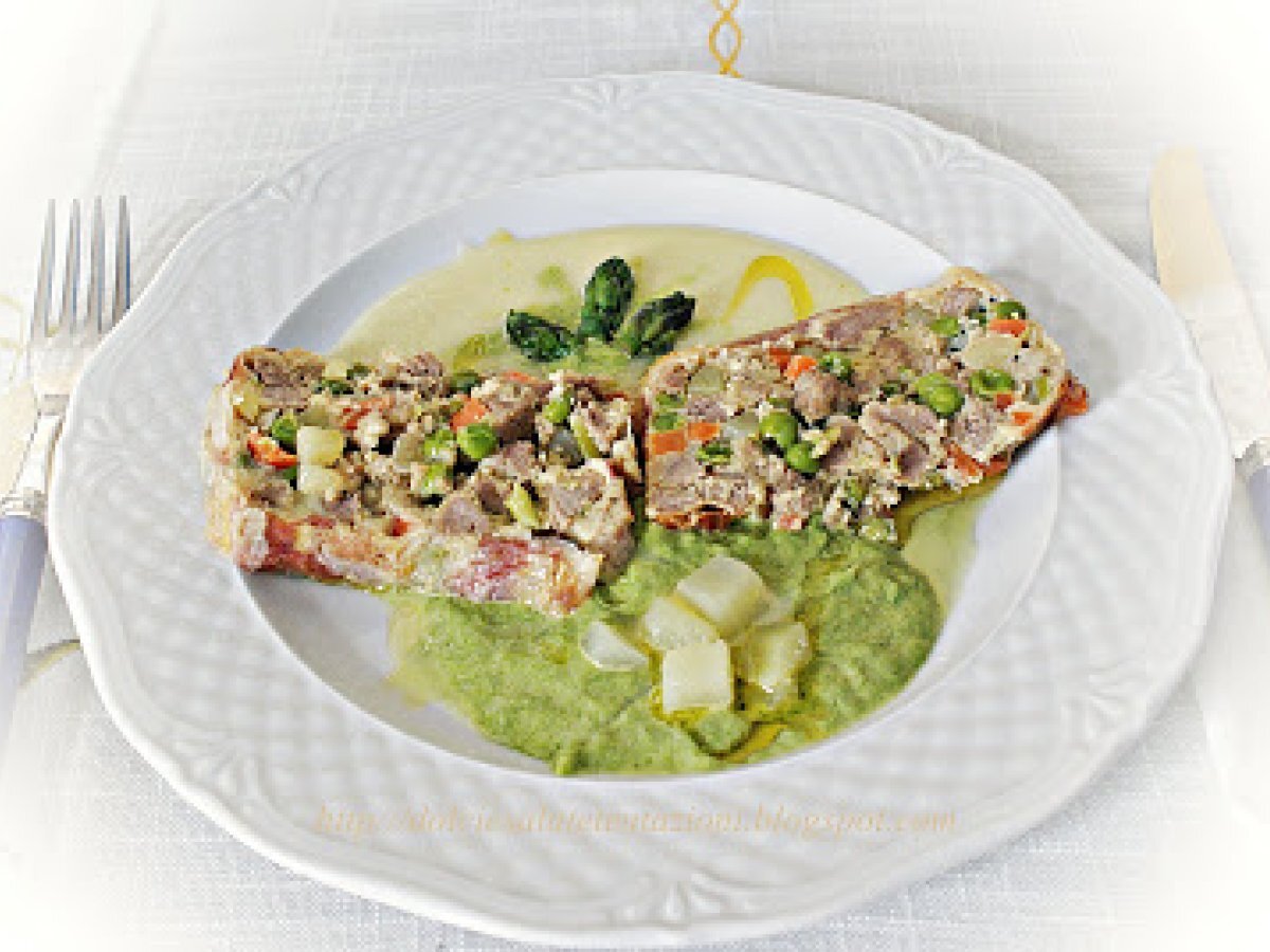Terrina di agnello con verdure al profumo di lime