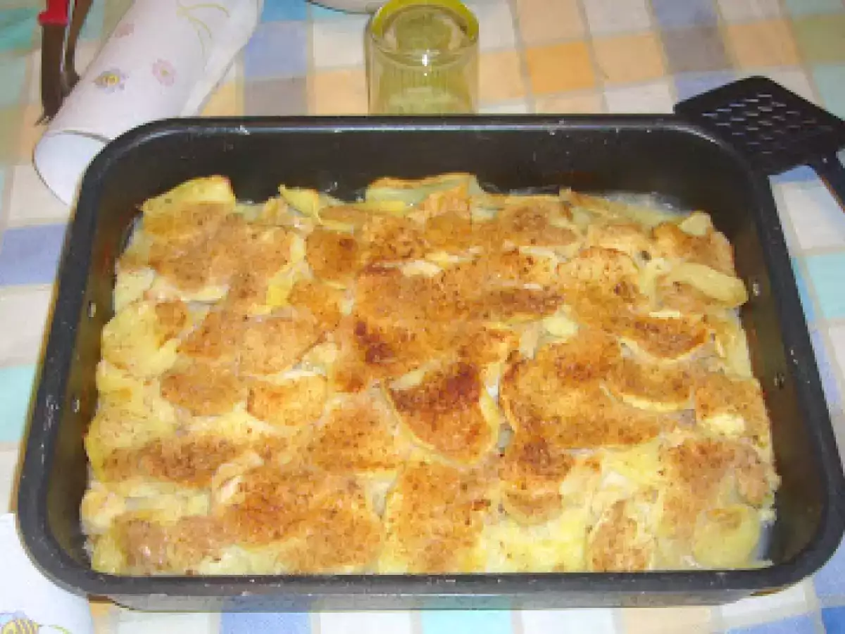 Tiella di baccalà, patate e funghi alla foggiana - foto 2