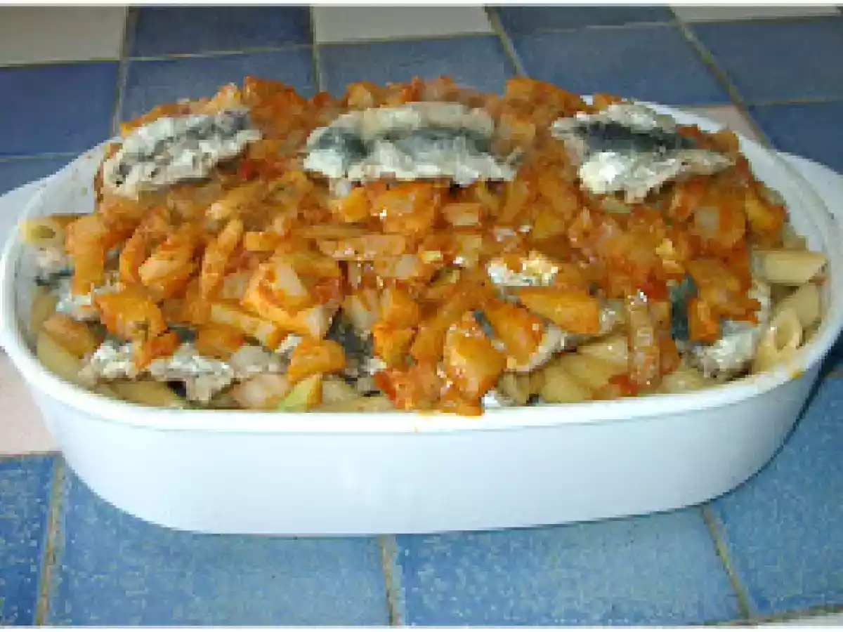 Timballo di pasta con le sarde
