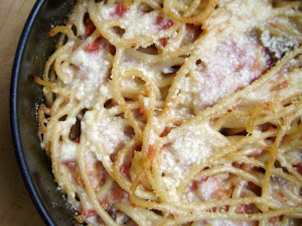 Timballo di spaghetti