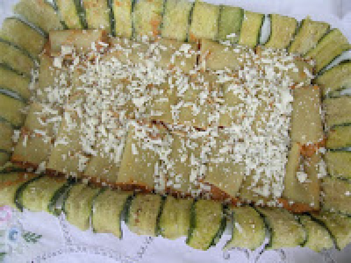 Timballo di zucchine e paccheri - foto 5