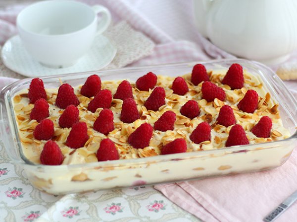 Tiramisù ai lamponi - Ricetta facile Tiramisù ai lamponi - Ricetta facile