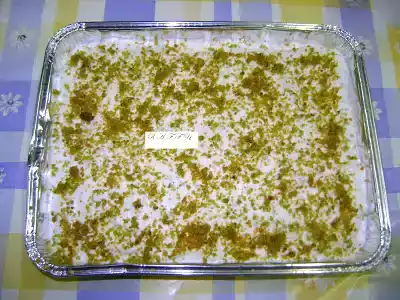 Tiramisu' al pistacchio senza uova