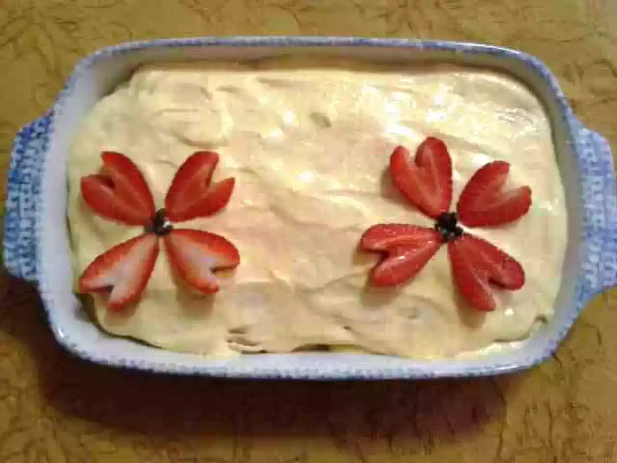 Tiramisù alle fragole con Pavesini