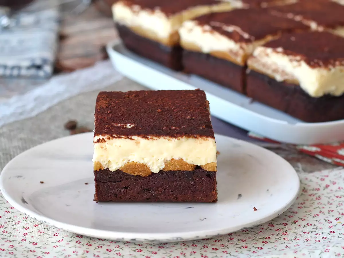 Tiramisù brownie: l’incontro perfetto tra due classici irresistibili