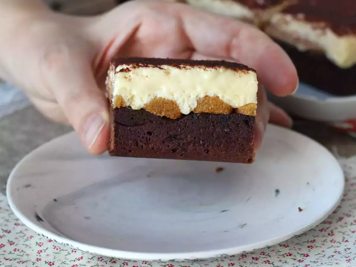 Tiramisù brownie: l’incontro perfetto tra due classici irresistibili - foto 5