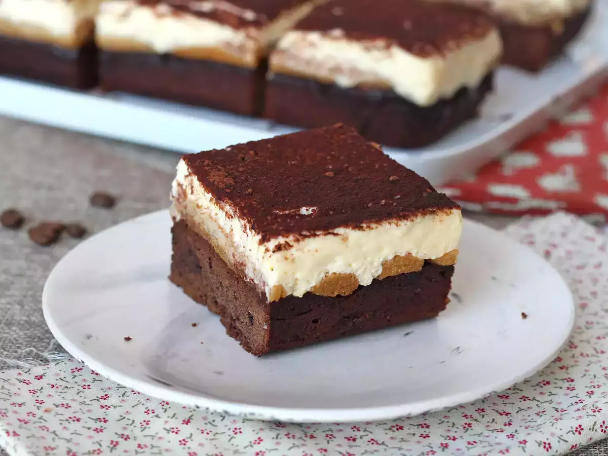 Tiramisù brownie: l’incontro perfetto tra due classici irresistibili - foto 7