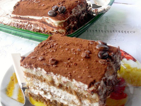 Tiramisù con crema pasticcera