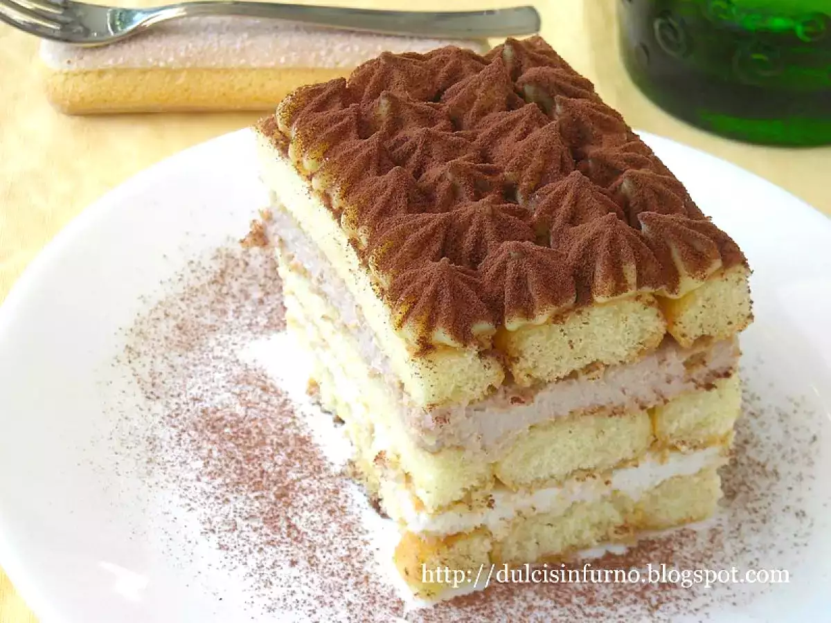 Tiramisù con Crema Pasticcera e Mascarpone al Cacao e Zenzero - foto 2