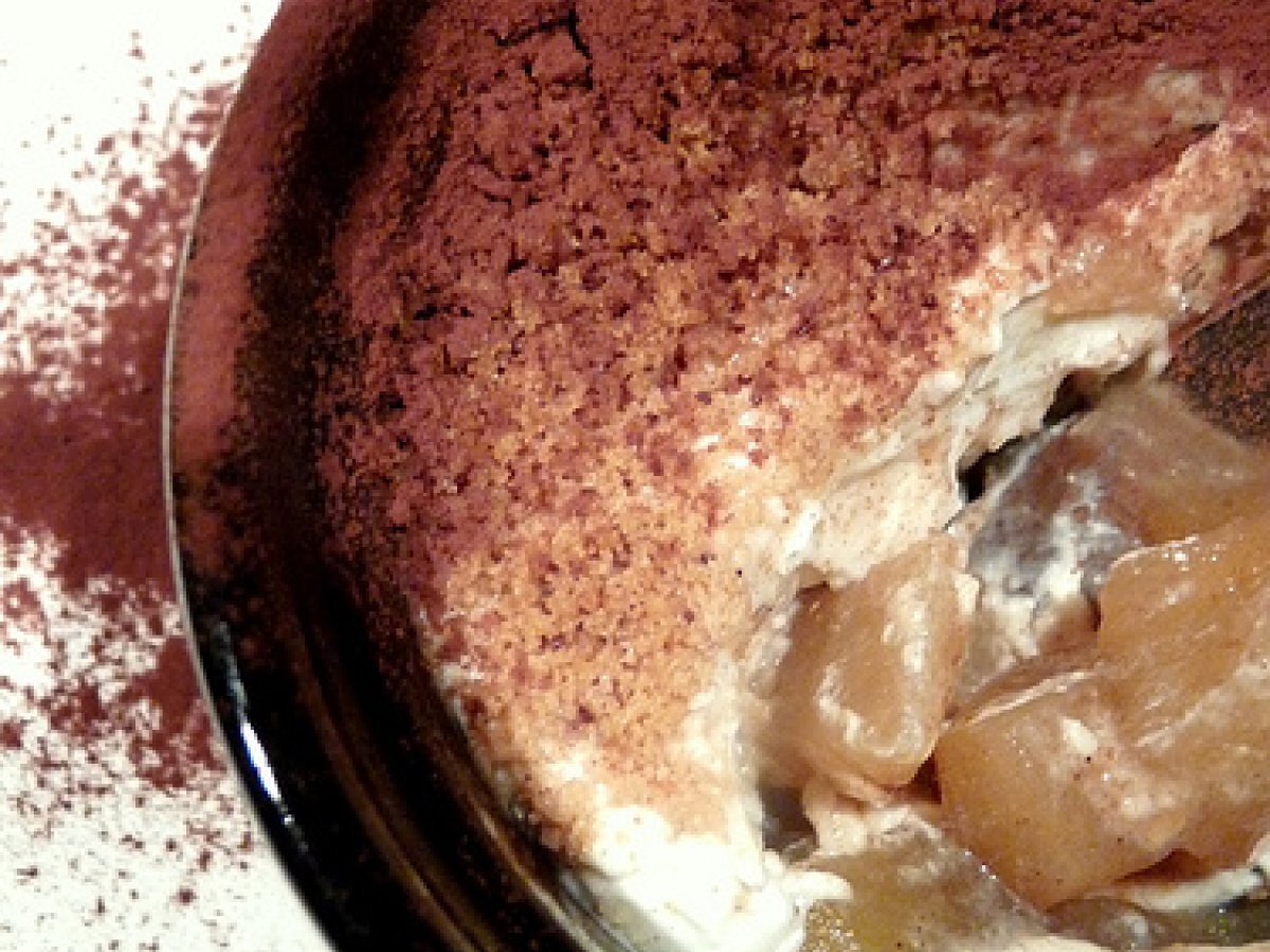 Tiramisù con mele caramellate al caffé - foto 2