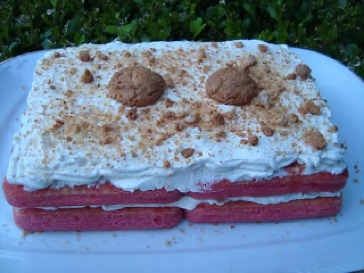 Tiramisù di panna e pesche - foto 2