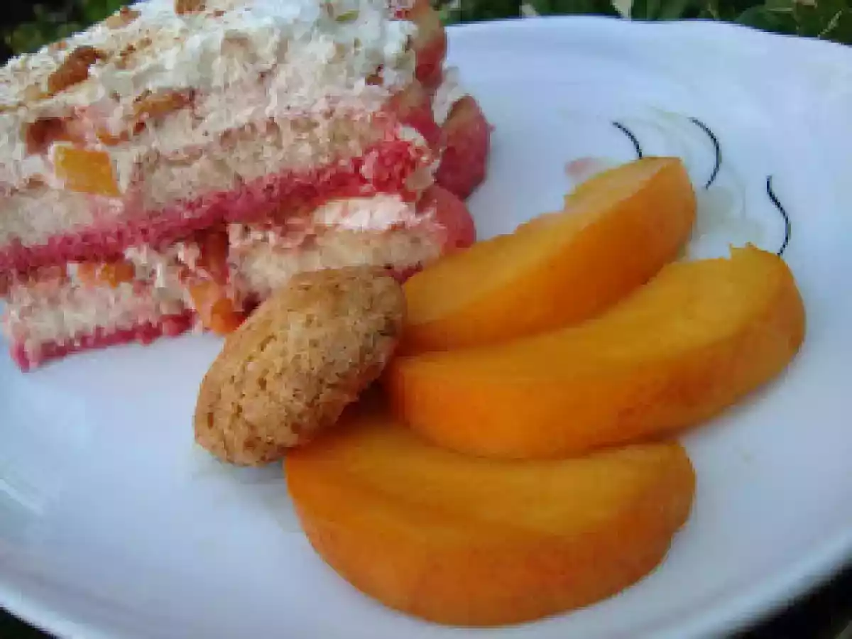 Tiramisù di panna e pesche - foto 5