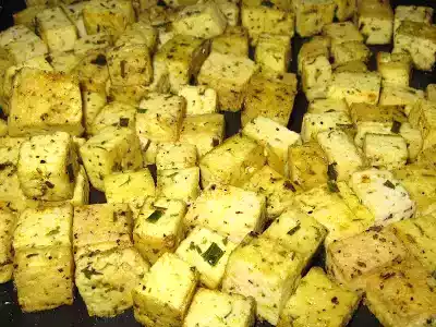 Tofu alle erbe in padella