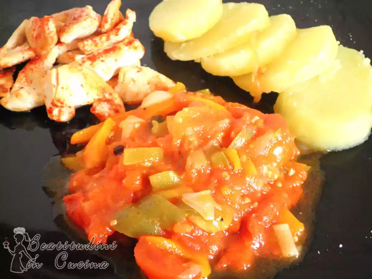 Tomatada portoghese con patate