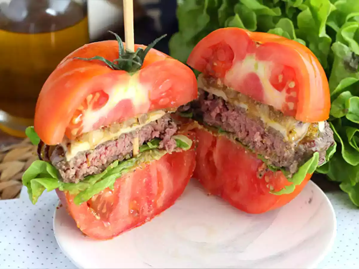 Tomato burger: il burger senza pane leggero, fresco e pieno di gusto - foto 4