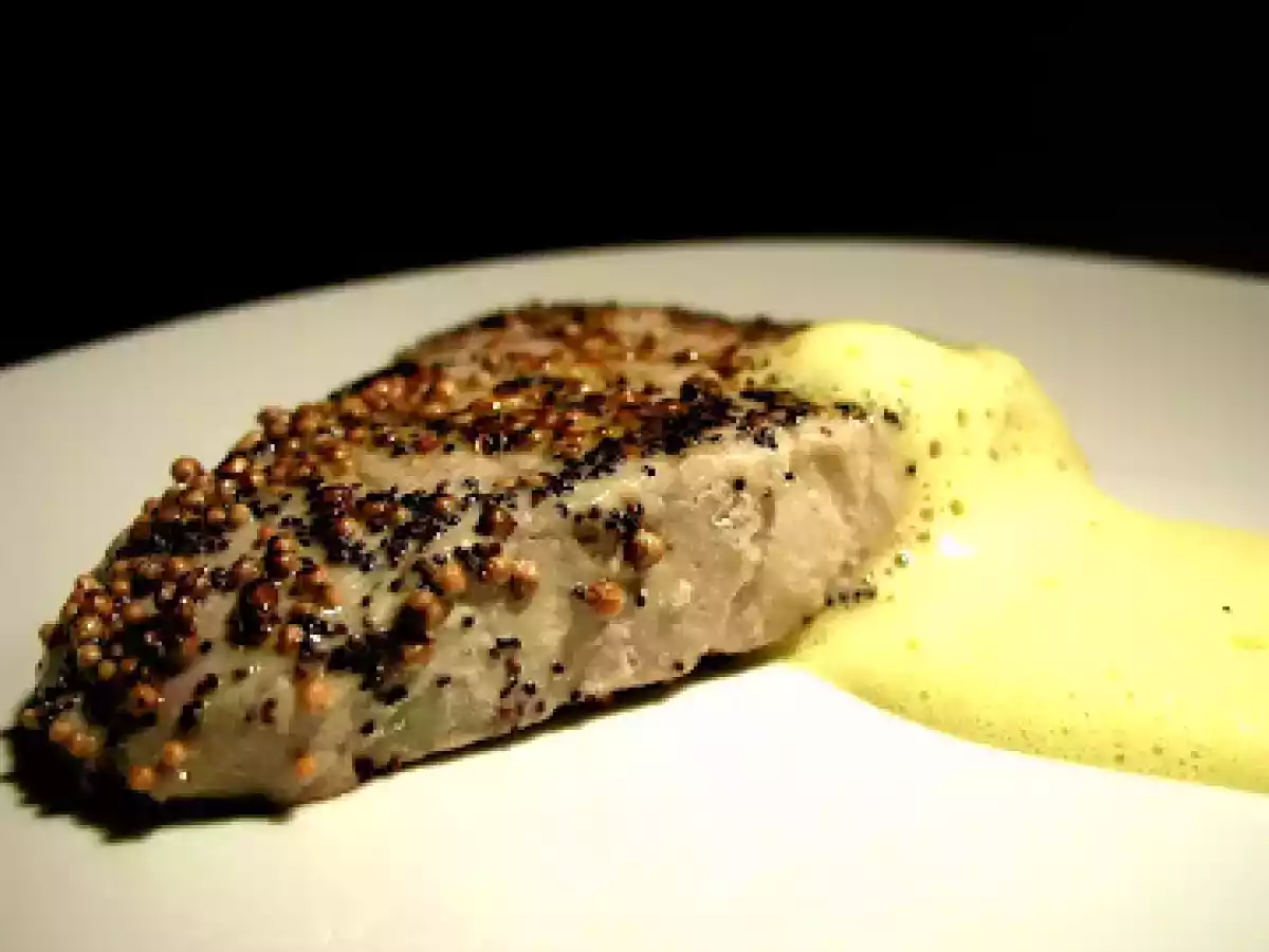 Tonno ai 3 semi ... con zabaglione alla birra