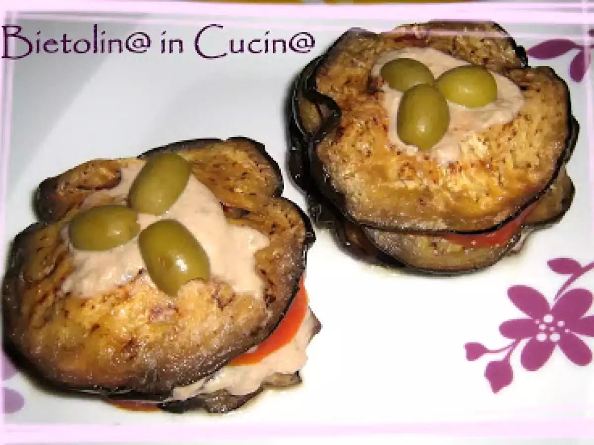 TORRETTE di MELANZANE TONNATE