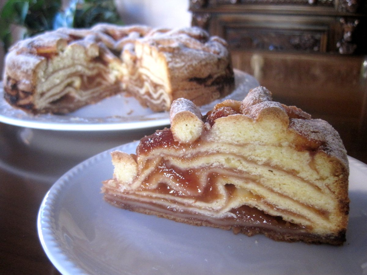 Torta a strati con marmellata di prugne - foto 5