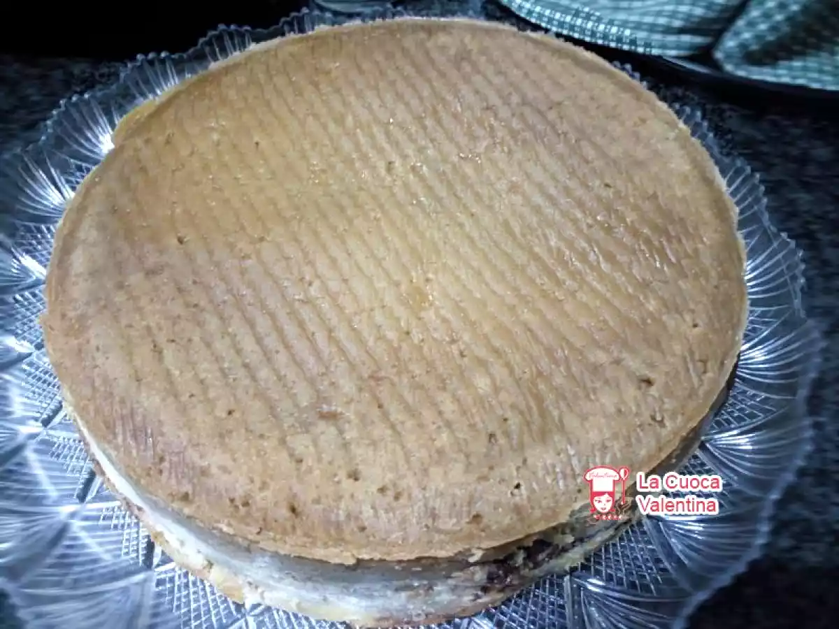 Torta al biscotto con mascarpone e cioccolato fondente