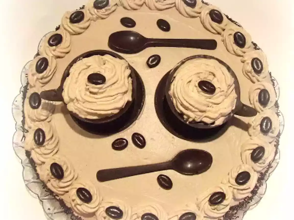 Torta al caffè con bagna al cappuccino - foto 2