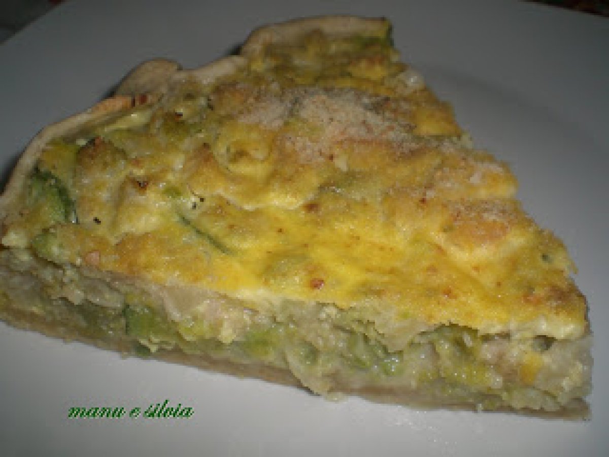 Torta al cavolo romano e zucca zuccherina