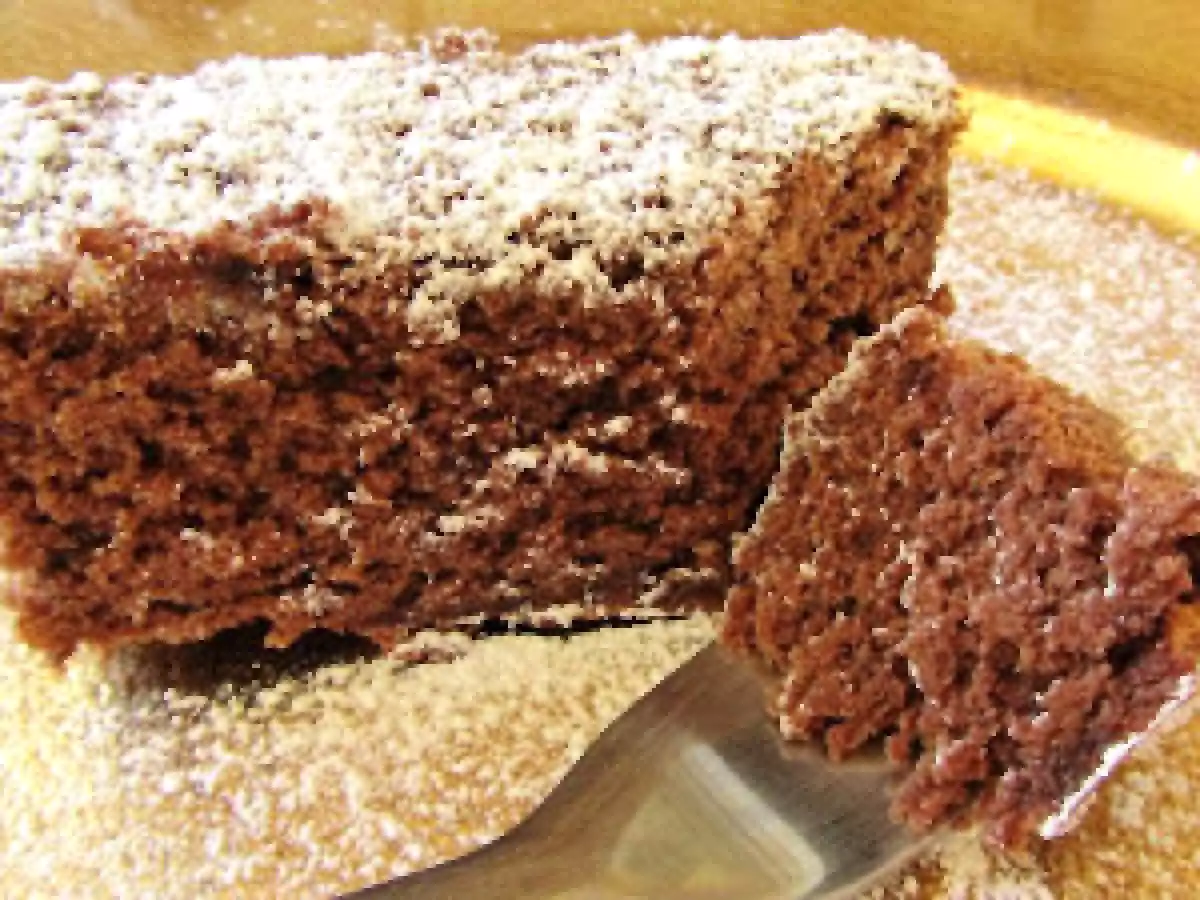 Torta al cioccolato senza lievito...buonissima!
