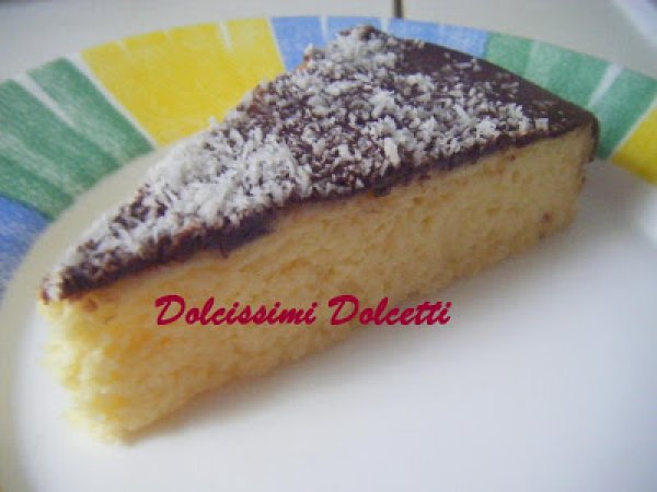 Torta al cocco e cioccolato