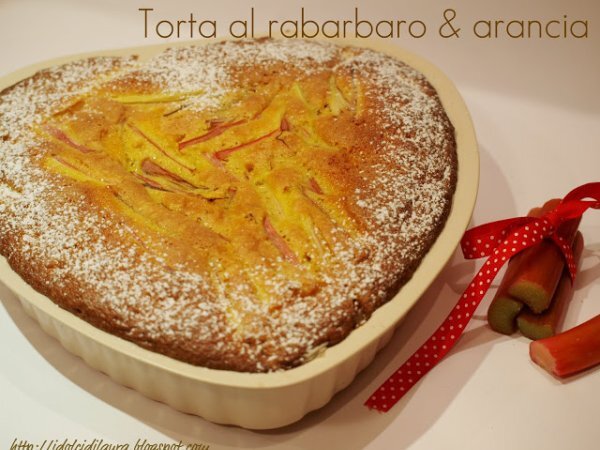 Torta al rabarbaro & arancia