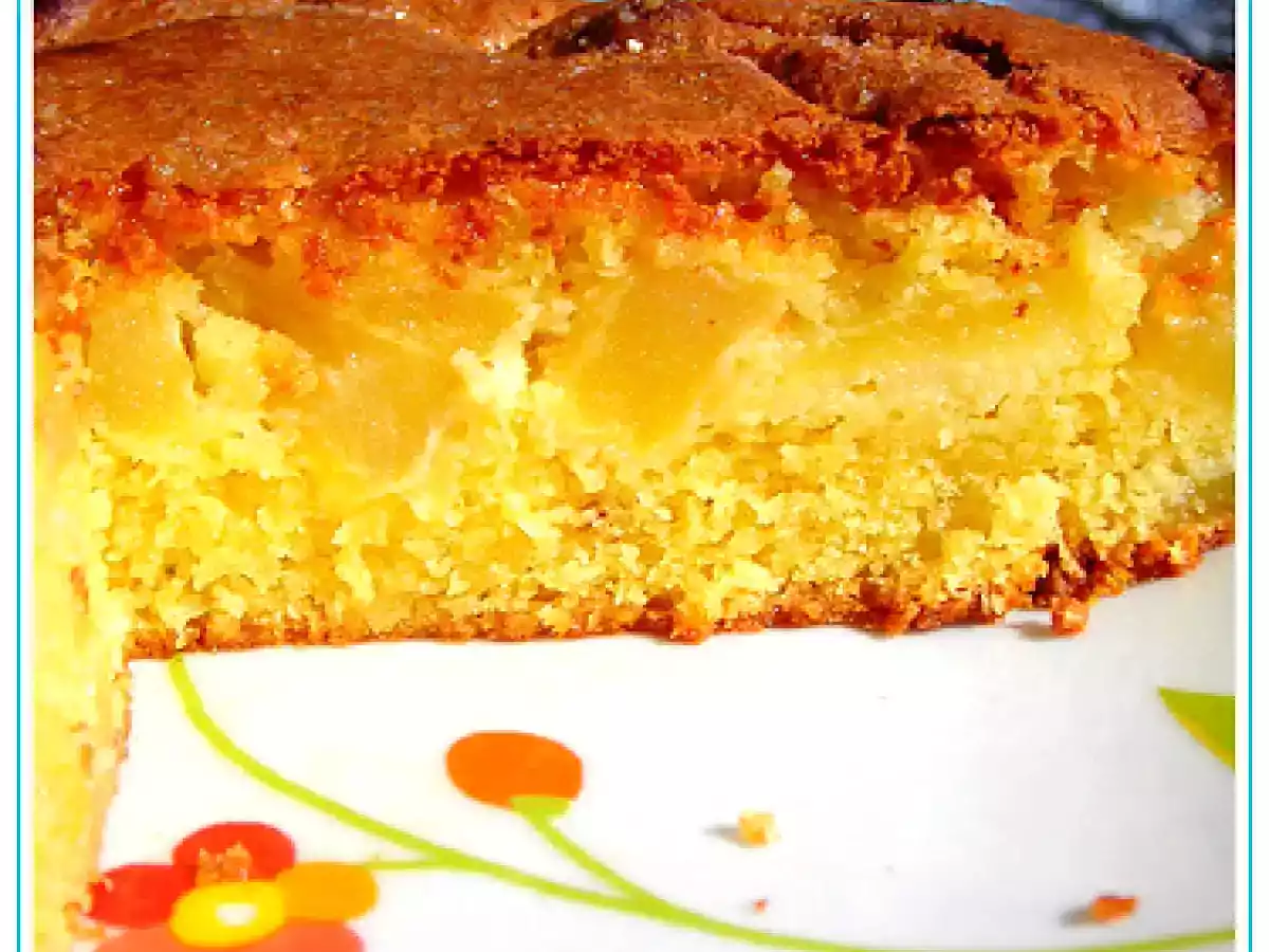 TORTA AL TOBLERONE BIANCO E MELE