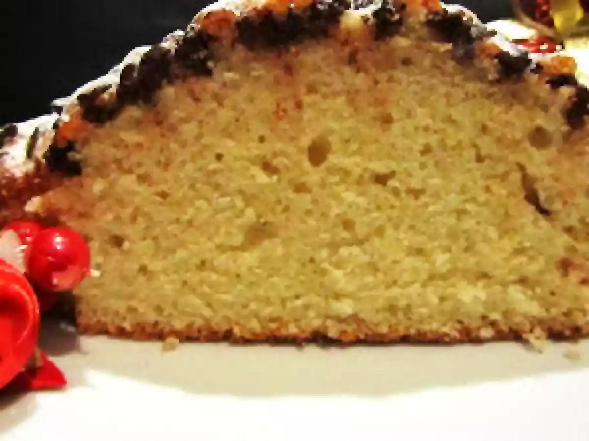Torta albero di Natale con gocce di cioccolata - foto 3