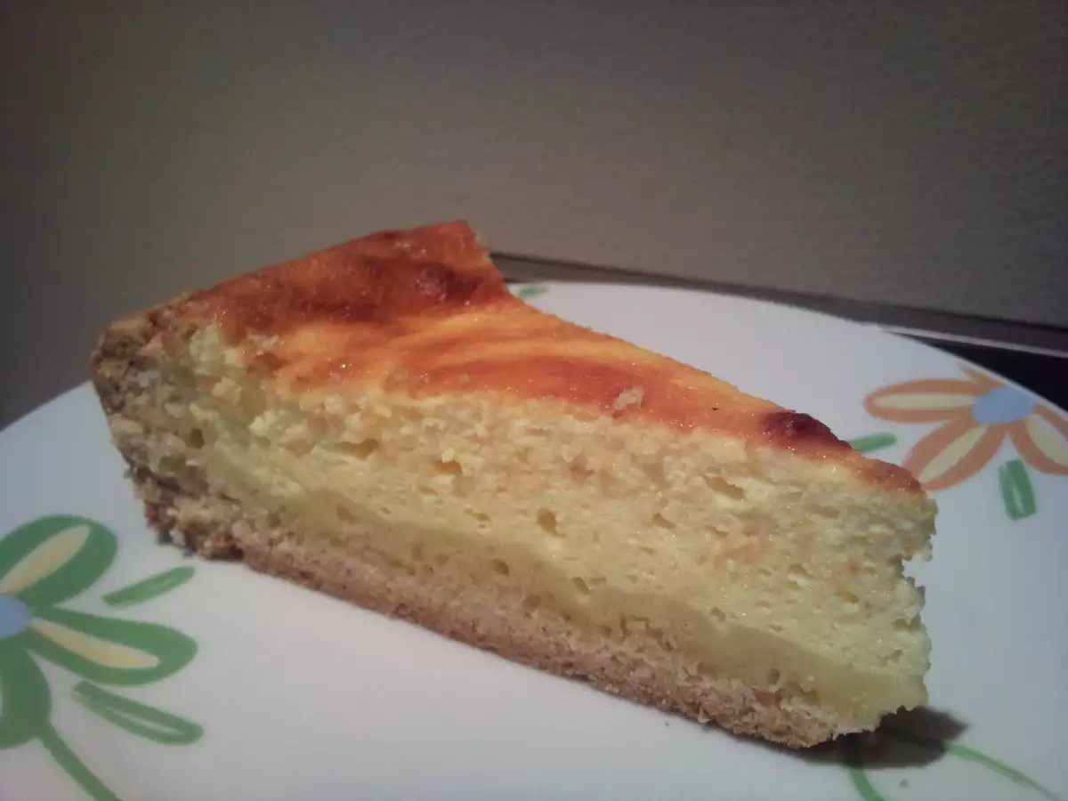 Torta alla crema di ricotta con pasta brisée - foto 2