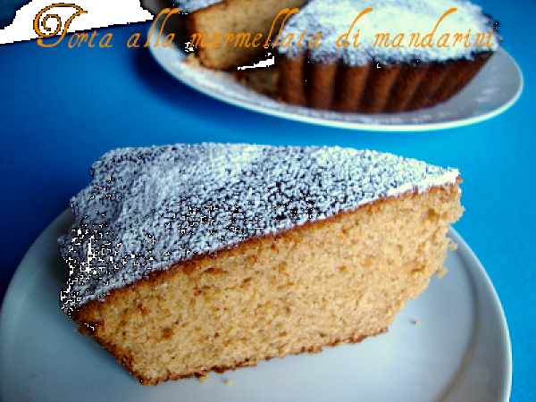 Torta alla marmellata di mandarini