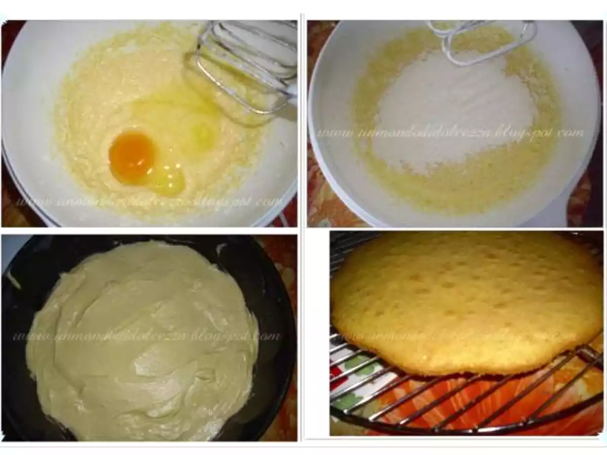 Torta alla mousse di cioccolato bianco con limone e kiwi - foto 6