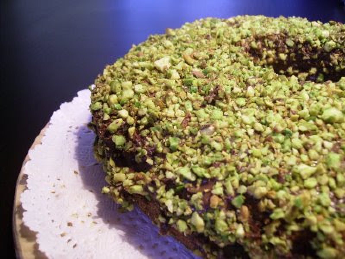 Torta alla Nutella e pistacchio di Bronte (o del Pakistan?)