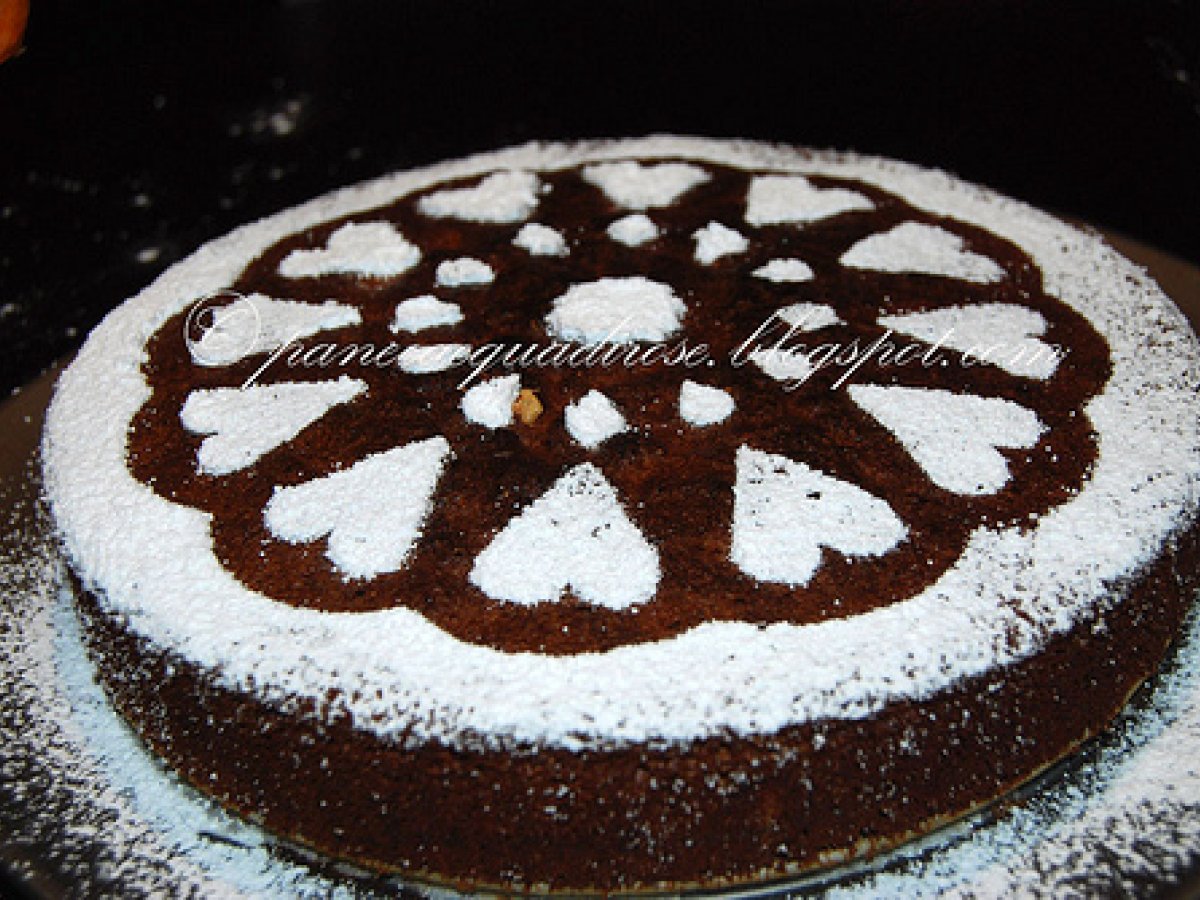 Torta alla zucca con gocce di cioccolato e semi di zucca, foto 2