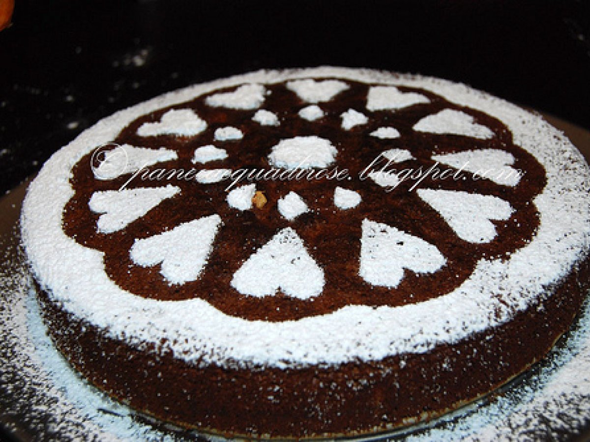 Torta alla zucca con gocce di cioccolato e semi di zucca - foto 2