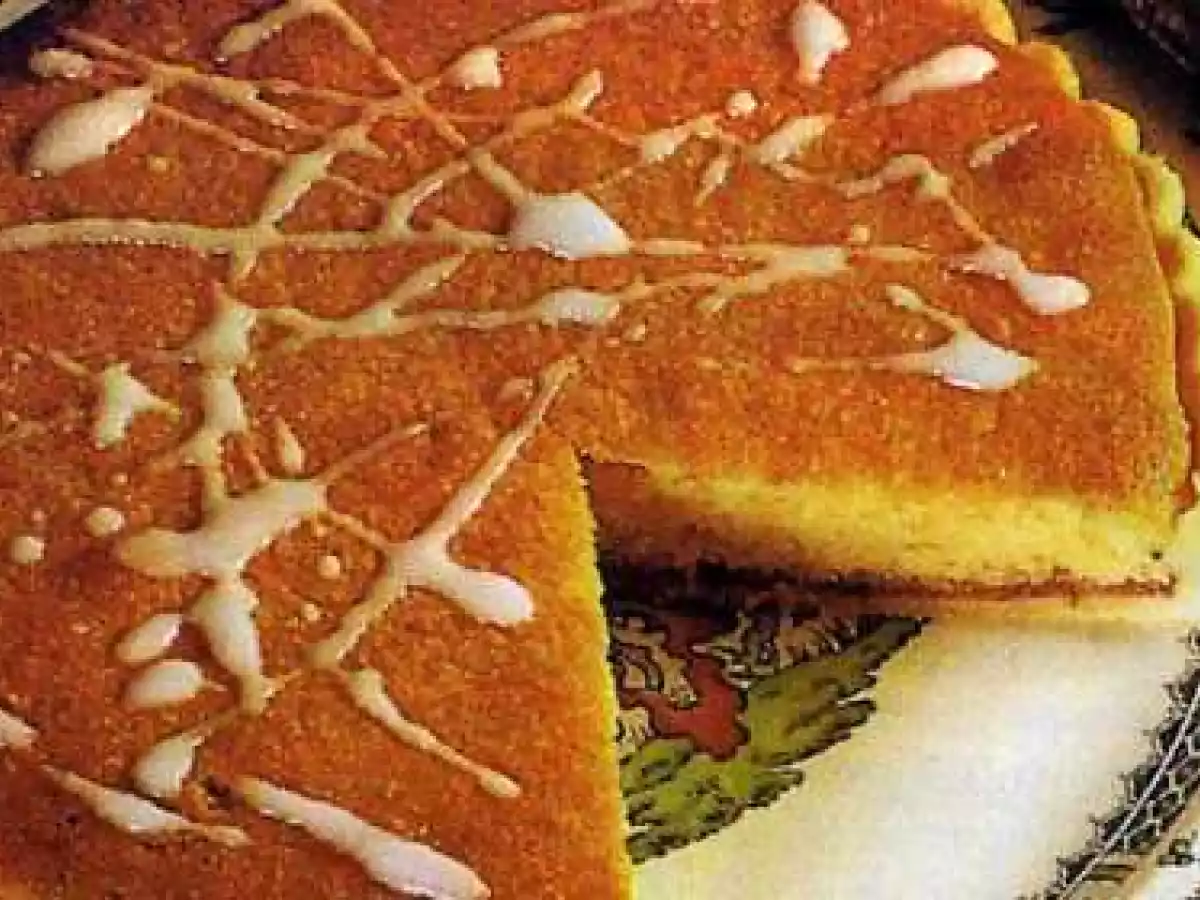 Torta Alle Mandorle con marmellata di fragole