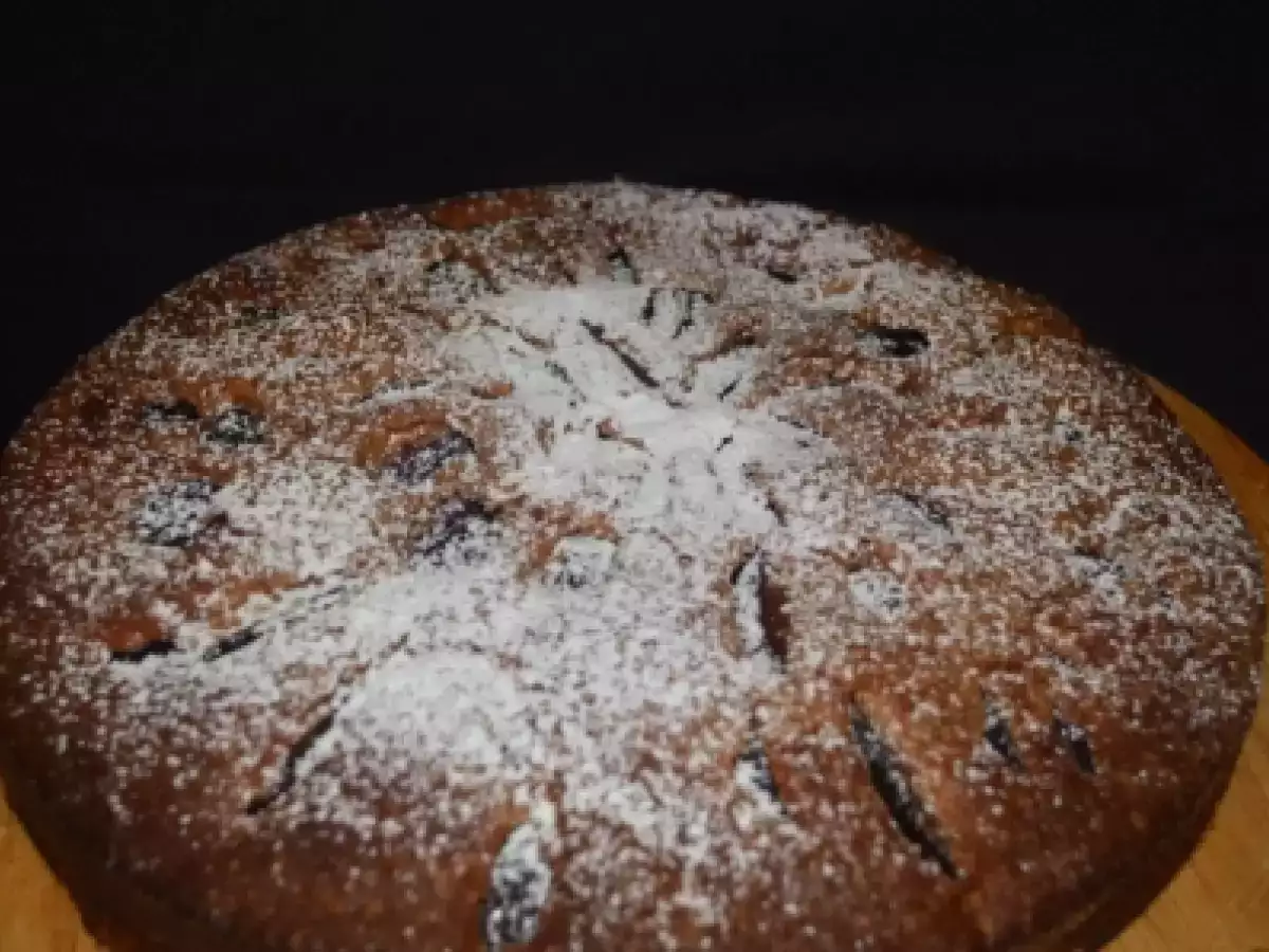 Torta alle prugne e mandorle