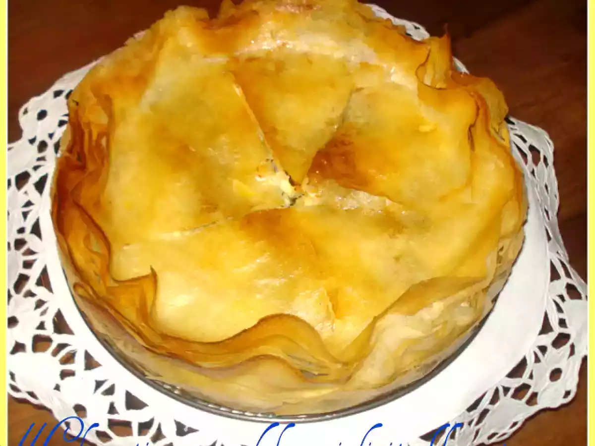 TORTA ALLE VERDURE CON PASTA FILLO