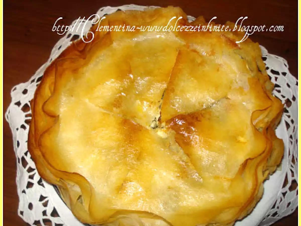 TORTA ALLE VERDURE CON PASTA FILLO - foto 2