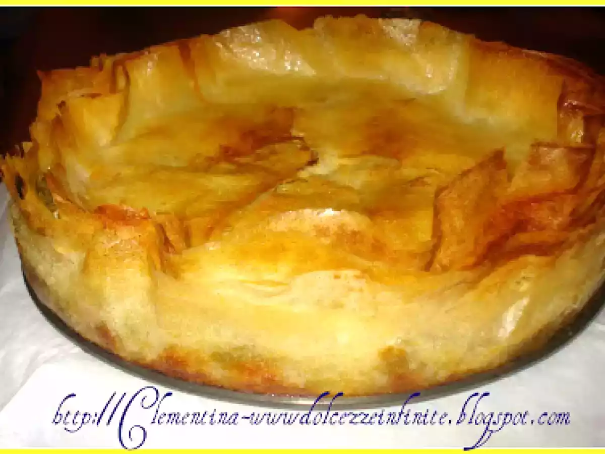 TORTA ALLE VERDURE CON PASTA FILLO - foto 3