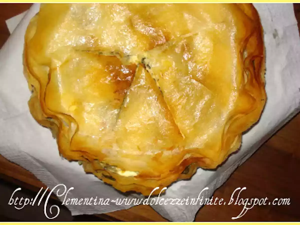 TORTA ALLE VERDURE CON PASTA FILLO - foto 4