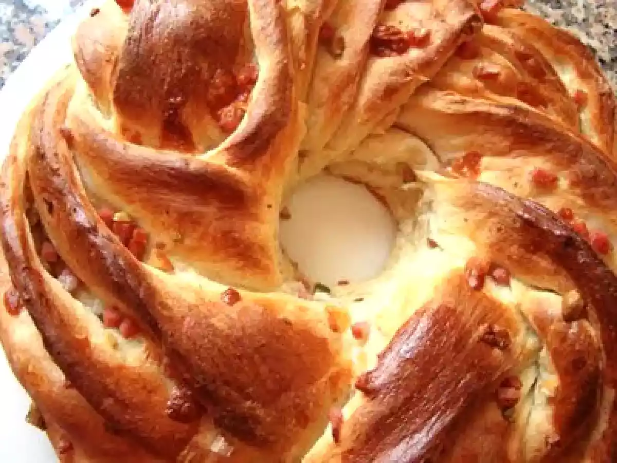 TORTA ANGELICA SALATA (CON MORTADELLA, ASIAGO E PISTACCHI) - foto 2